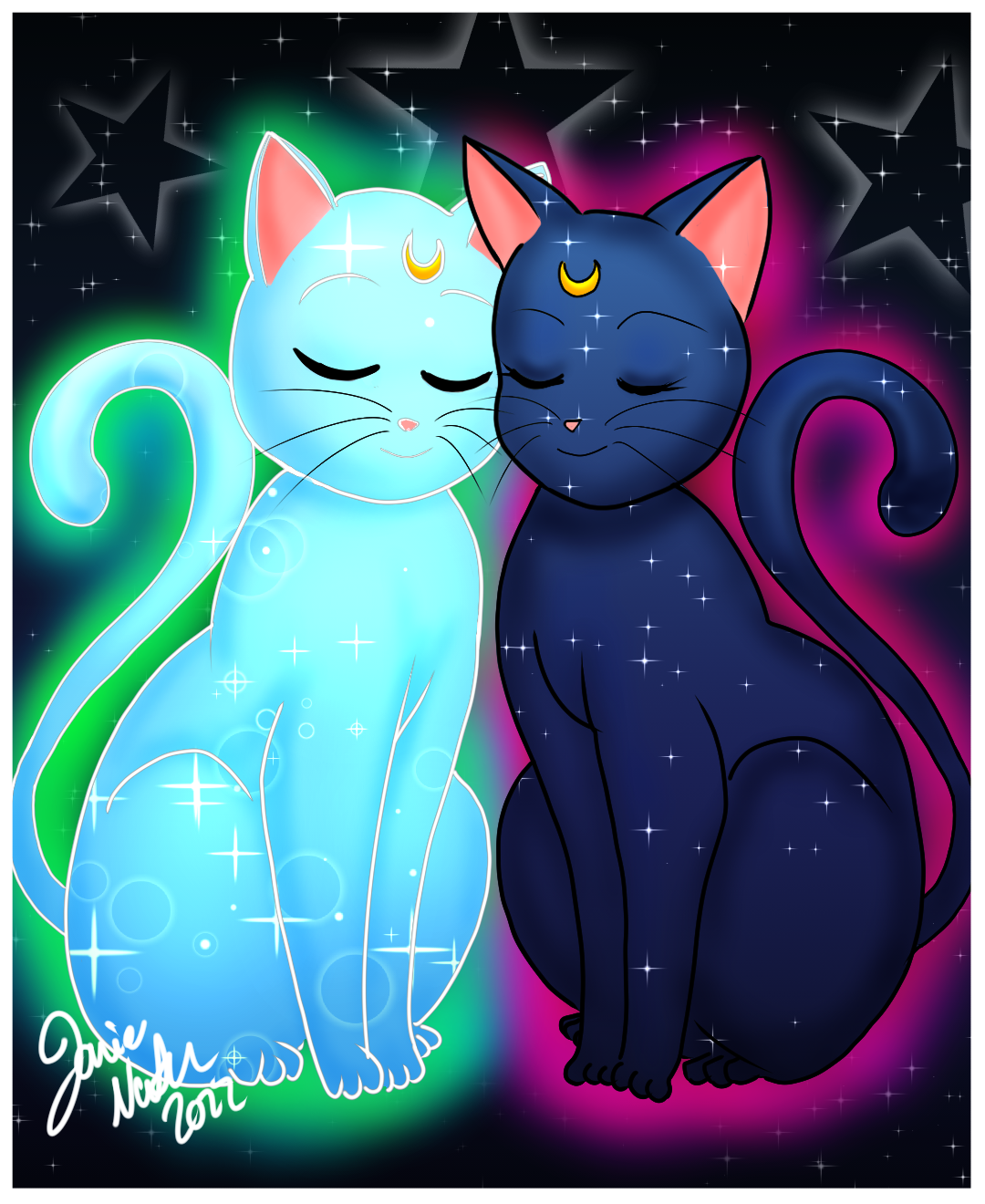 Fanart Luna And Artemis Sailor Moon By Ava Keahi On Deviantart Fanart Luna And Artemis Sailor Moon By Ava Keahi On Deviantart