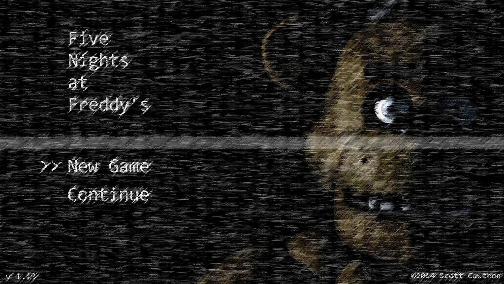 FNAF1 opening screen by Michaeljackson190 on DeviantArt