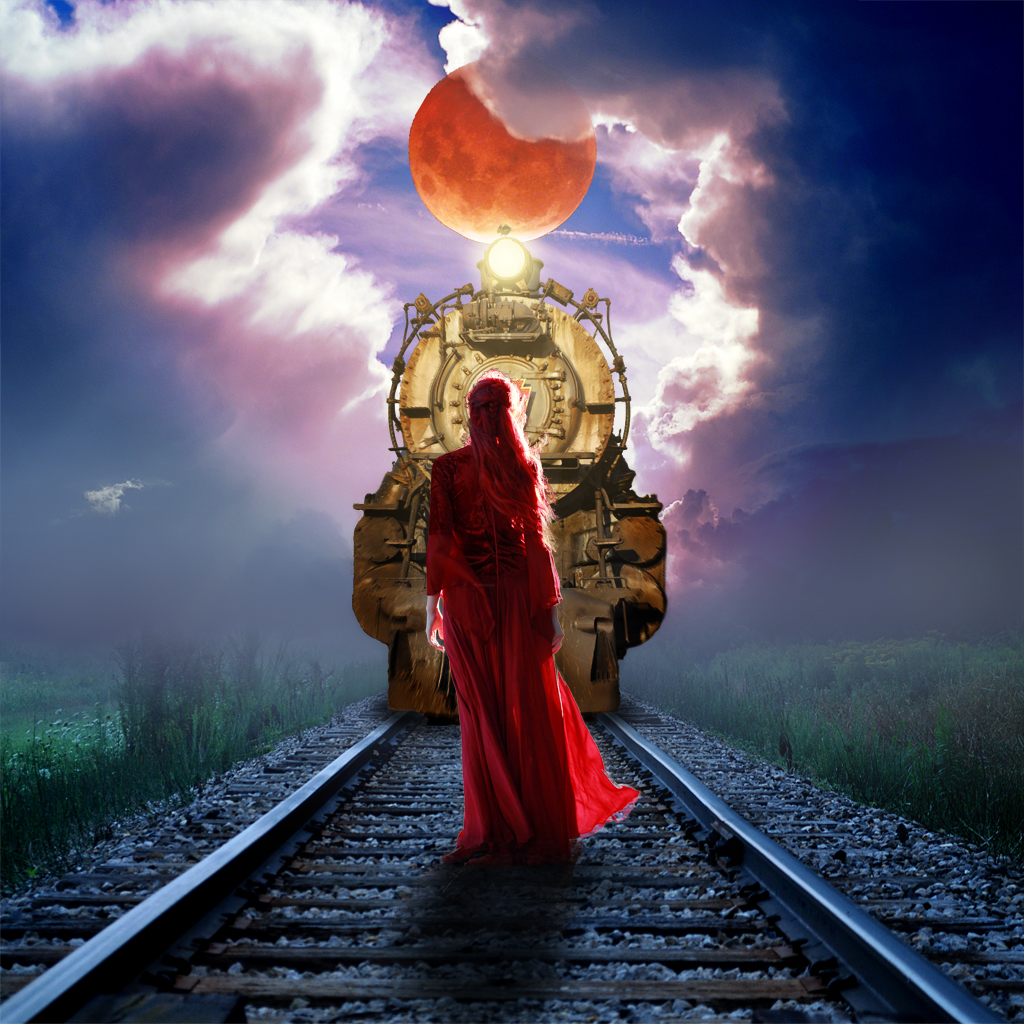 Red moon train