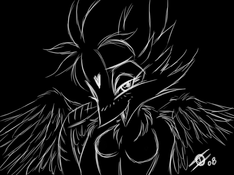 Black White Harpy