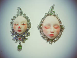 face pendants