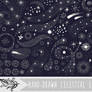 Celestial Doodles Vector and PNG Clipart