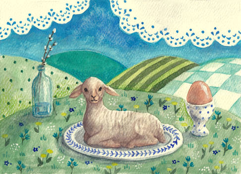 Easter postcard