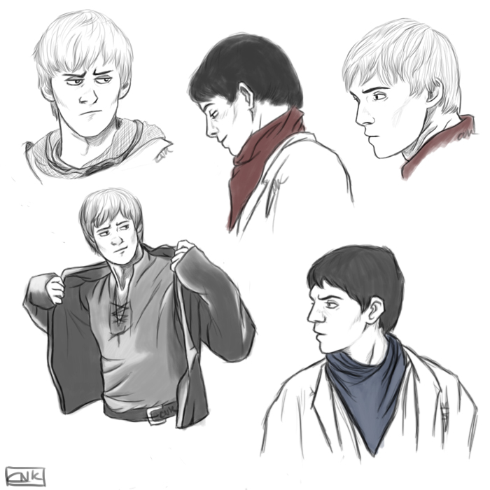 merlin doodles