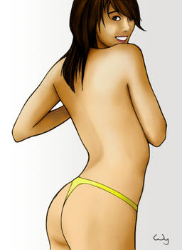 Ariel yellow underpants