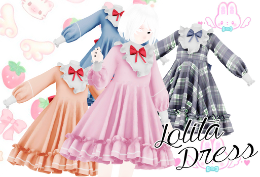 [MMDxDL] Sims 4 Lolita Dress