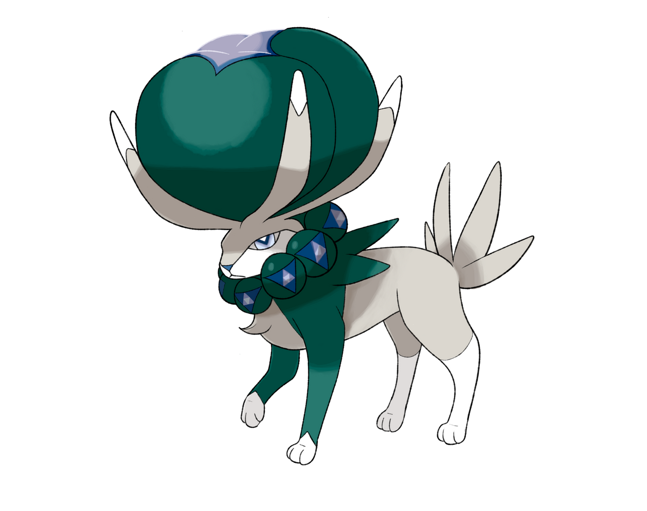 Calyrex Redesign by montgomere on DeviantArt