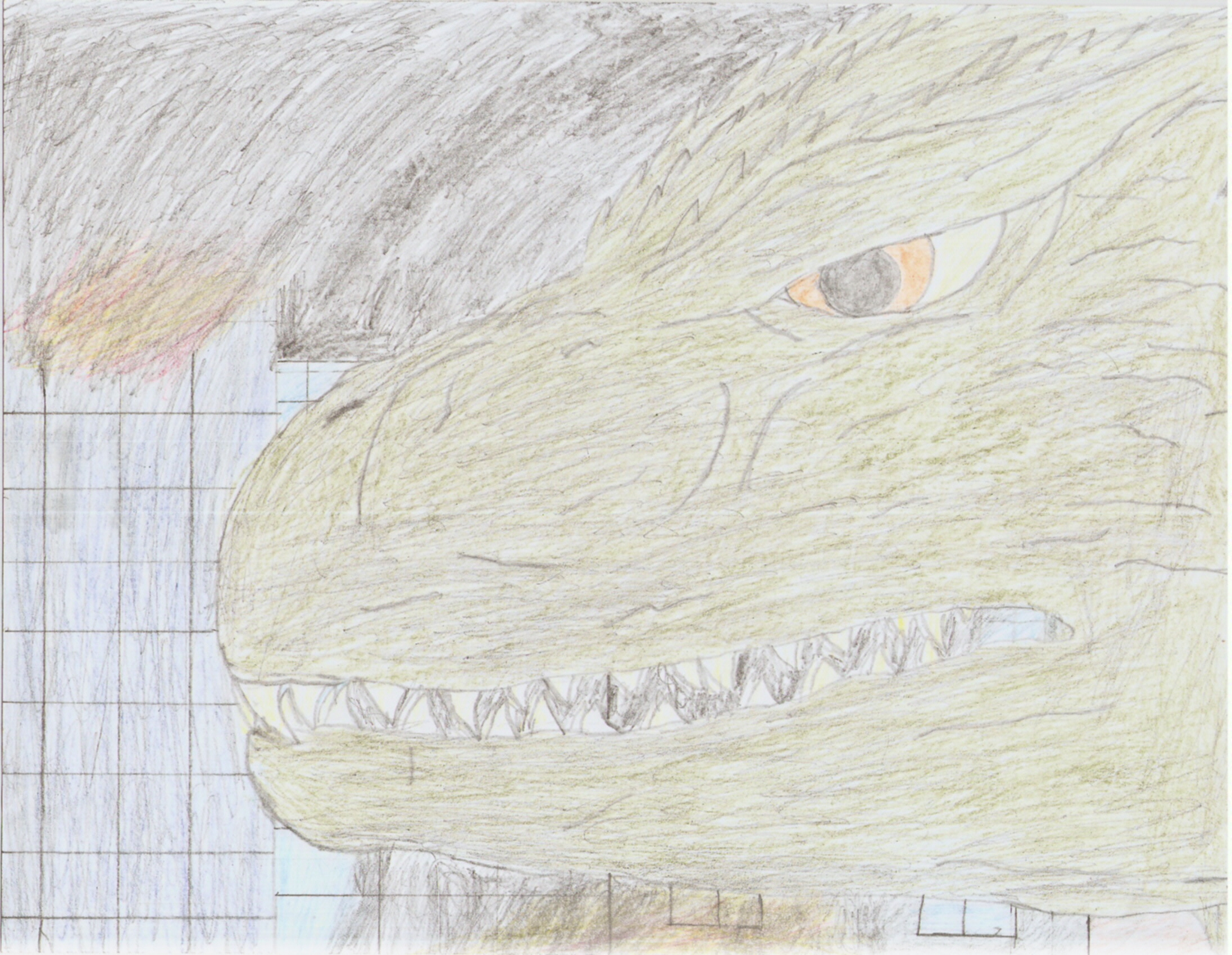 Godzilla 2000 drawing by TheSpiderAdventurer on DeviantArt