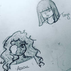 sketches: tanya and acadia