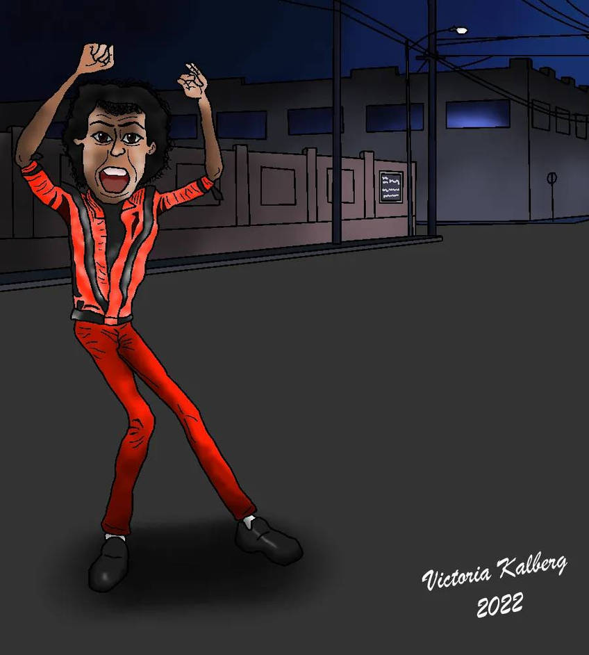 Michael Jackson Thriller cartoon by VictoriaKK on DeviantArt