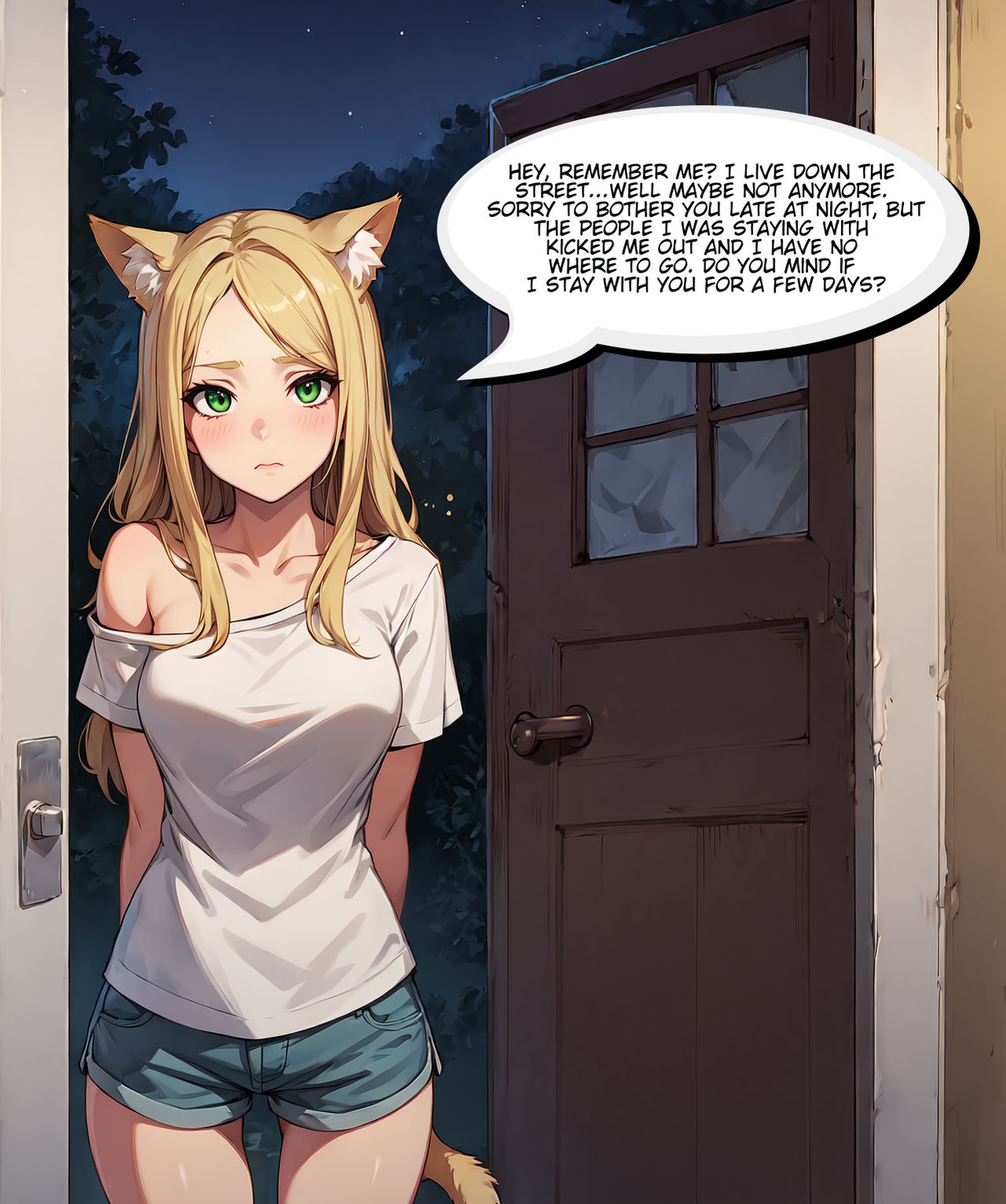 Feeding The Stray Catgirl 1 By Kirax12 On DeviantArt feeding-the-stray-catgirl-1-by-kirax12-on-deviantart