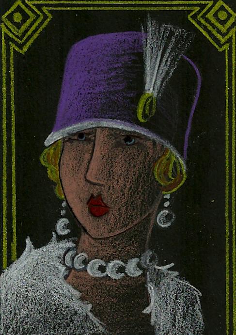 ATC: Art Deco Ladies 3