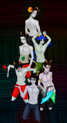 Genderbent Homestuck Troll Girls