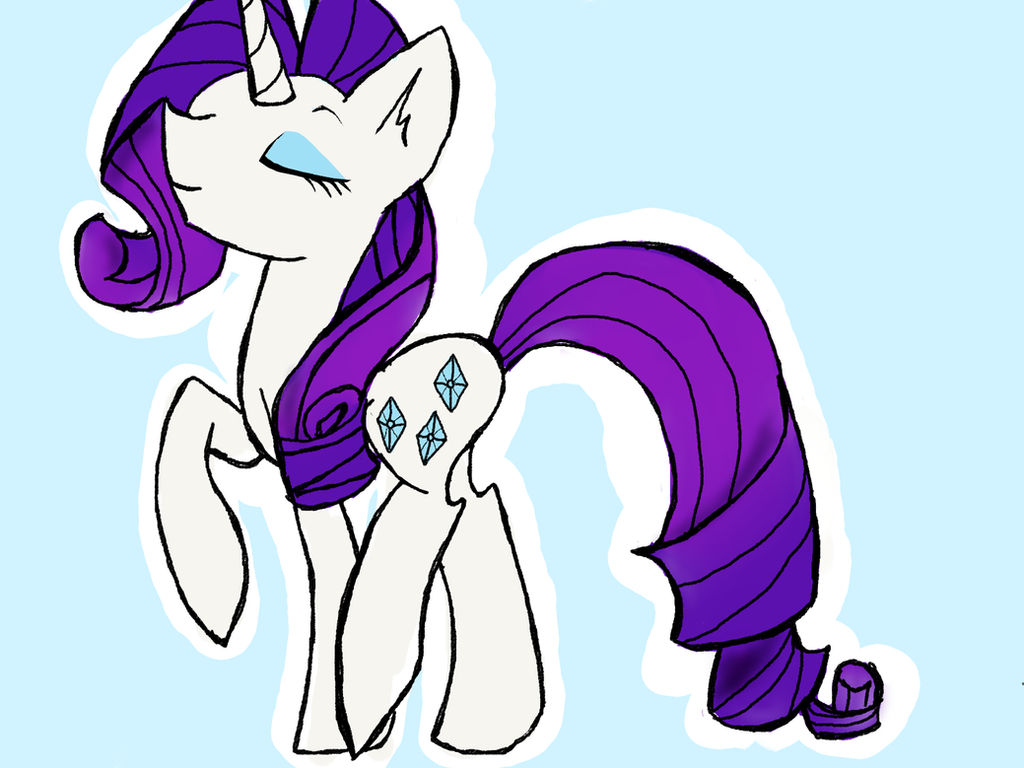 Deviantart Rarity Pony Rarity by Silver-Shimmer on DeviantArt