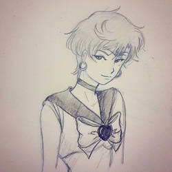 Sailor Uranus sketch