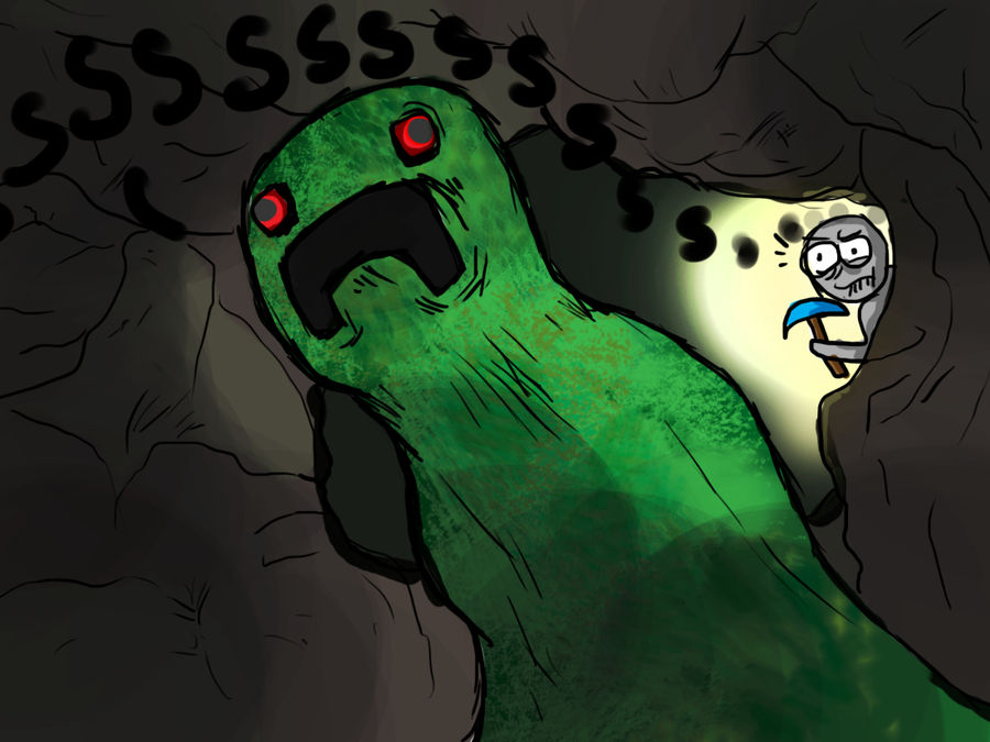 Minecraft creeper by maxviolence on DeviantArt