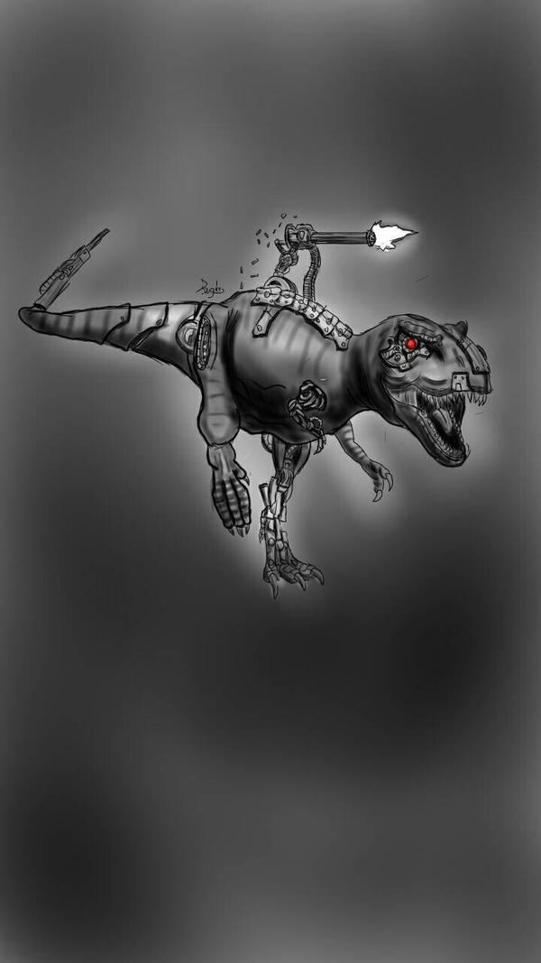 Terminator Rex Skeleton Terminator-rex by tetrinovix on DeviantArt