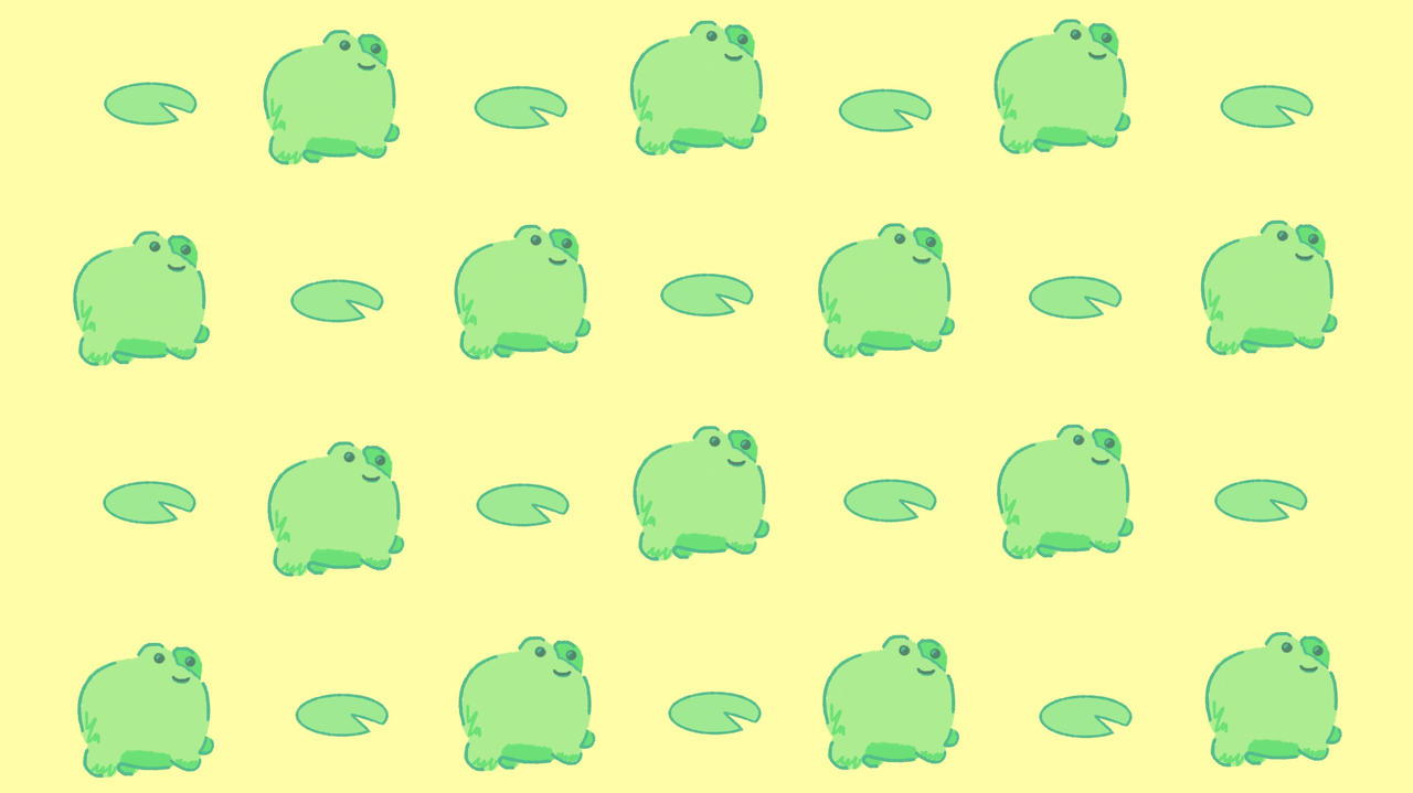 Froggy laptop/desktop wallpaper :) by Impy132 on DeviantArt