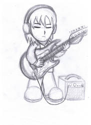 cartoon guitar guy