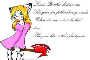 Bordon Deviantart Lizzie Bordon-RipfangDragon by cerealkillers on DeviantArt