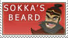 Sokka's Beard stamp by pockyrock