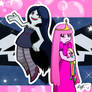 Marceline and Bubblegum