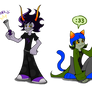 Gamzee and Nepeta PSG style