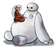 Baymax and Pabu