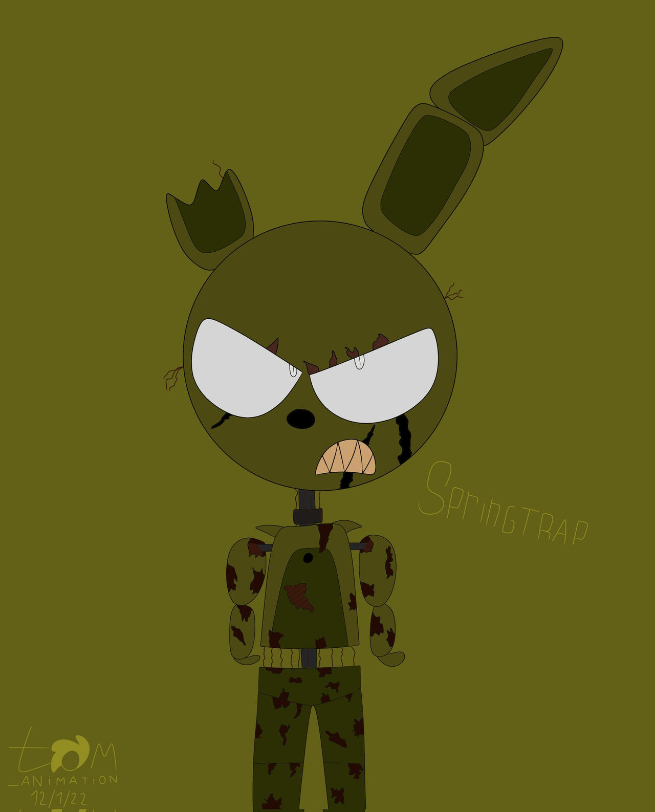 Kapi Animation Spring Trap Springtrap by TomAnimation on DeviantArt