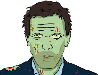 Zombified Hugh Laurie