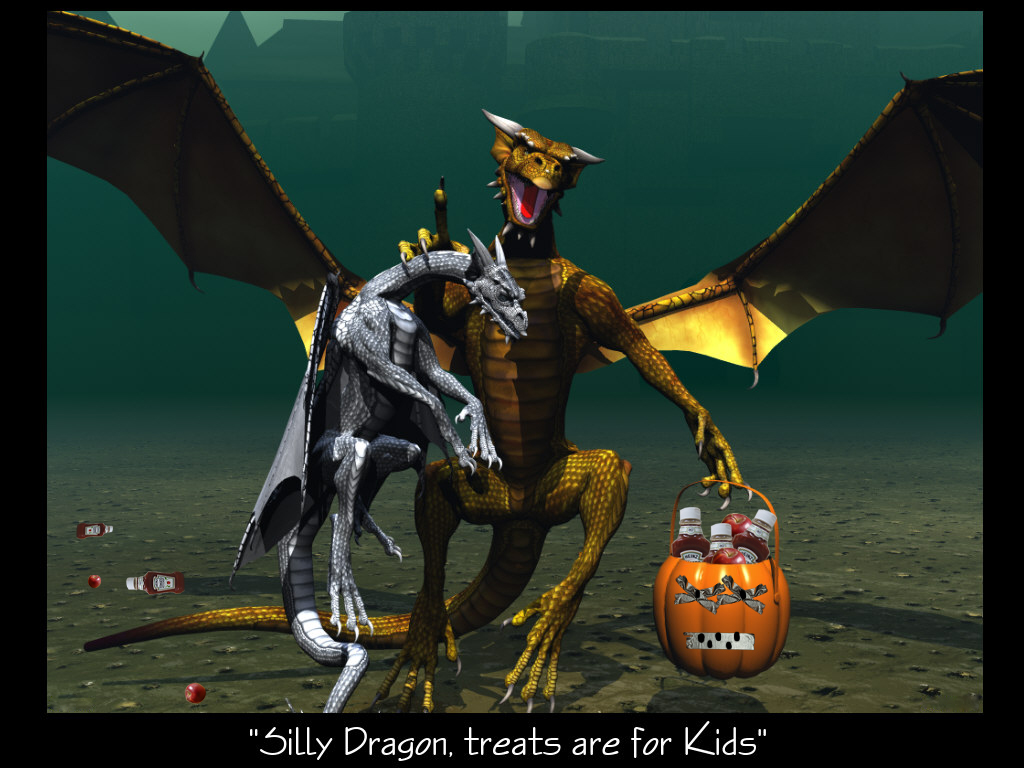 Silly Dragon Trick or Treat