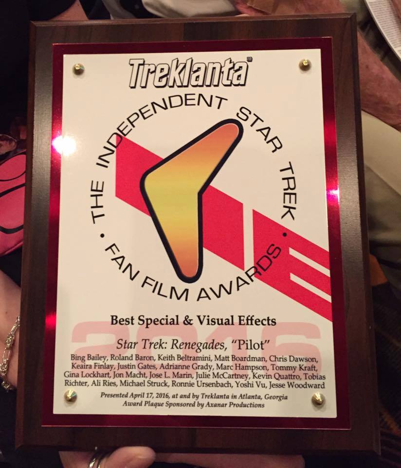Star Trek Fan Film Awards For VFX for Renegades 20 by Casperium