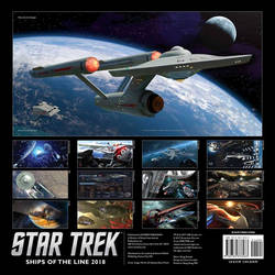 2018 Ships of the Line Star Trek Calendar by Casperium