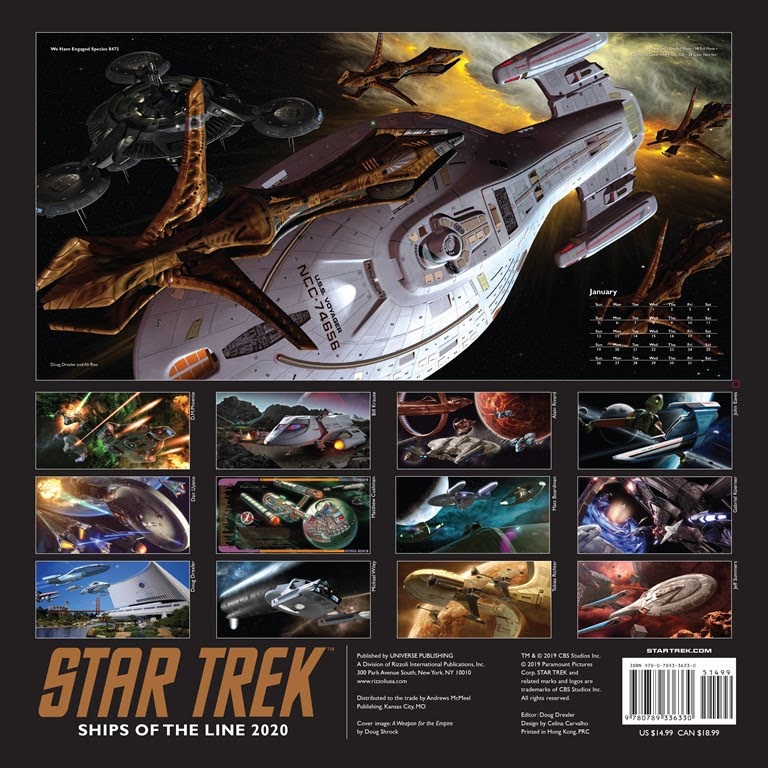 Star Trek Ships of the Line Calendar 2020 by Casperium on DeviantArt