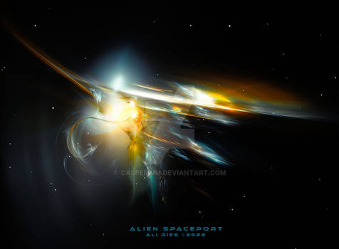 Alien Spaceport by Ali Ries 2022sm