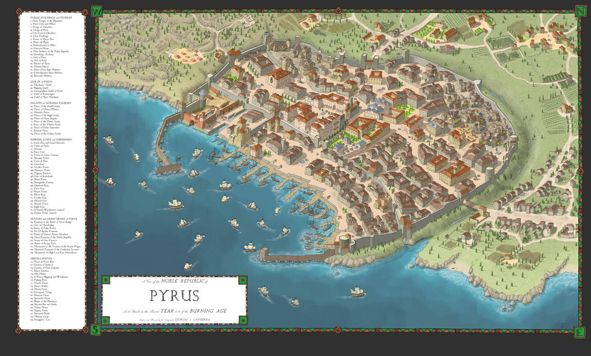 Pyro Land Map Pyrus (2015) commission by GLangGould on DeviantArt