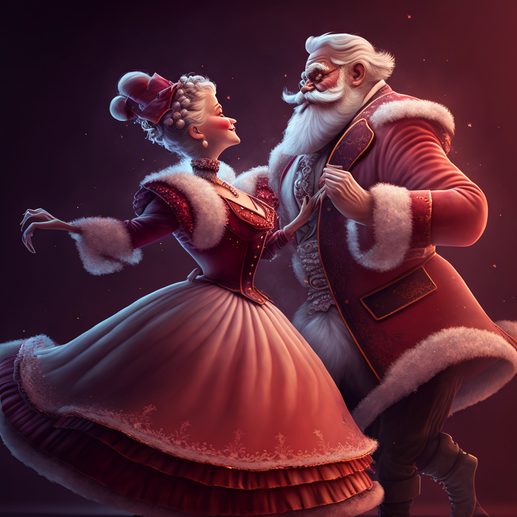 Santa M R Mr and Mrs Santa Claus Dance 2 by WildWanderinGirl on DeviantArt