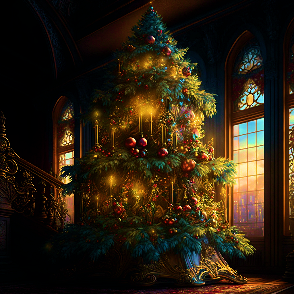 Xmas Tree 2 by WildWanderinGirl on DeviantArt