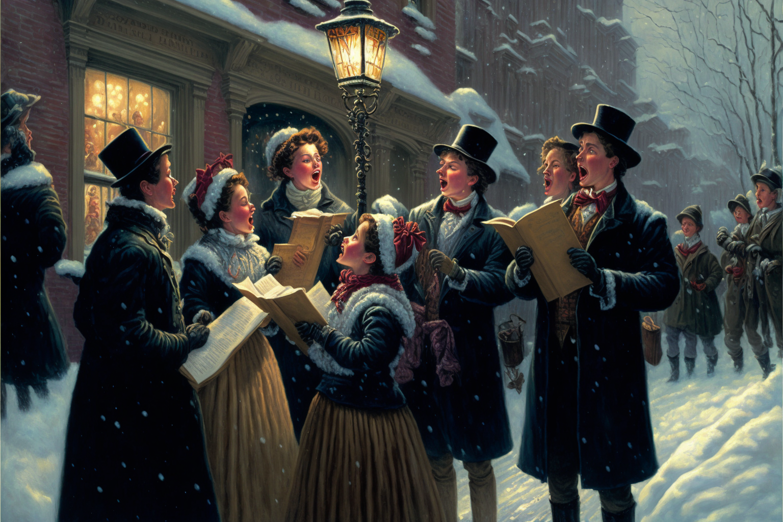 Christmas Carolers 2 by WildWanderinGirl on DeviantArt
