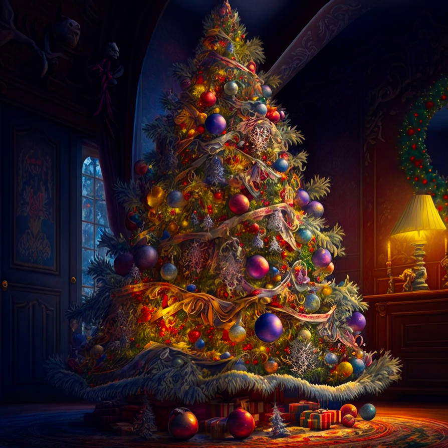 Xmas Tree 4 by WildWanderinGirl on DeviantArt