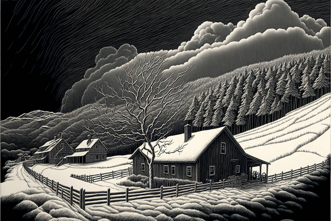 Cold Weather Line Art 5 by WildWanderinGirl on DeviantArt