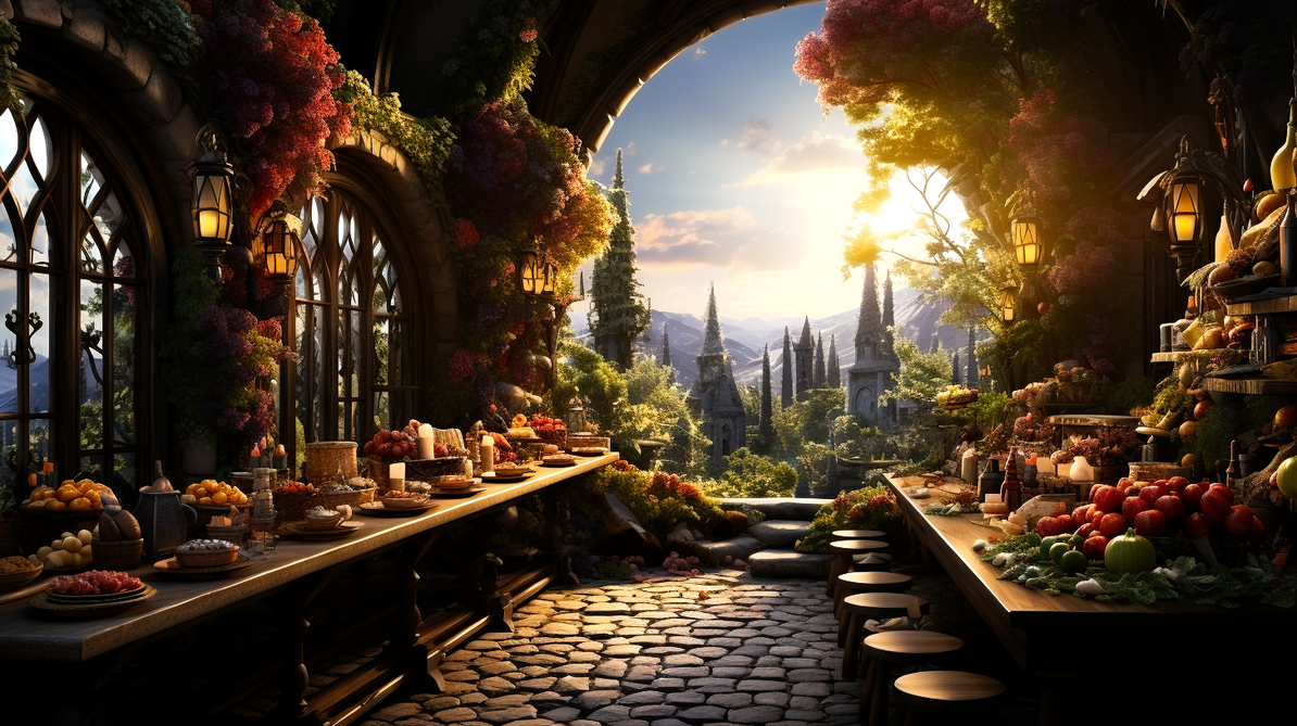 Deviantart Buffet Late Afternoon Gala Buffet by WildWanderinGirl on DeviantArt