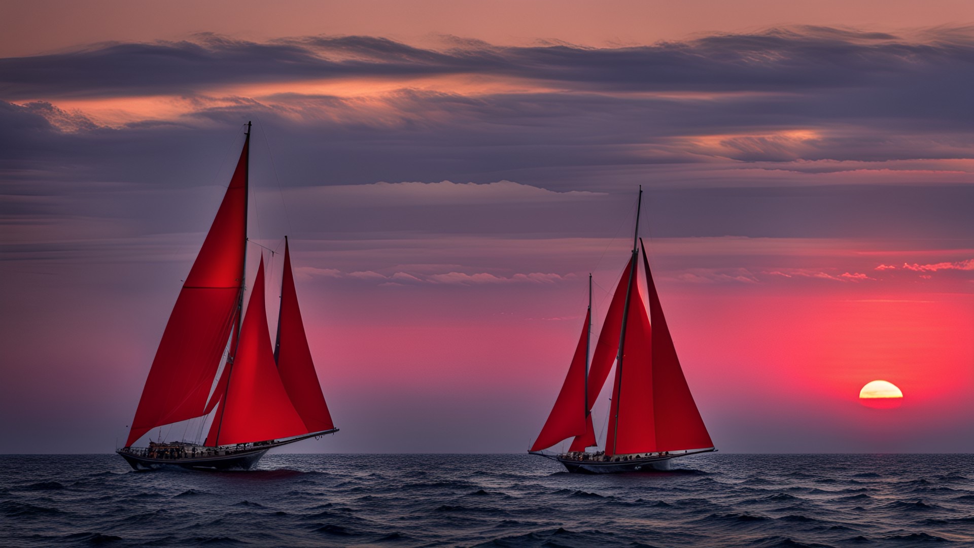 Red Sails in the Sunset - 6 by WildWanderinGirl on DeviantArt