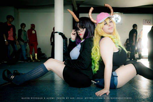 Elma and Lucoa Cosplay- Maid Dragon