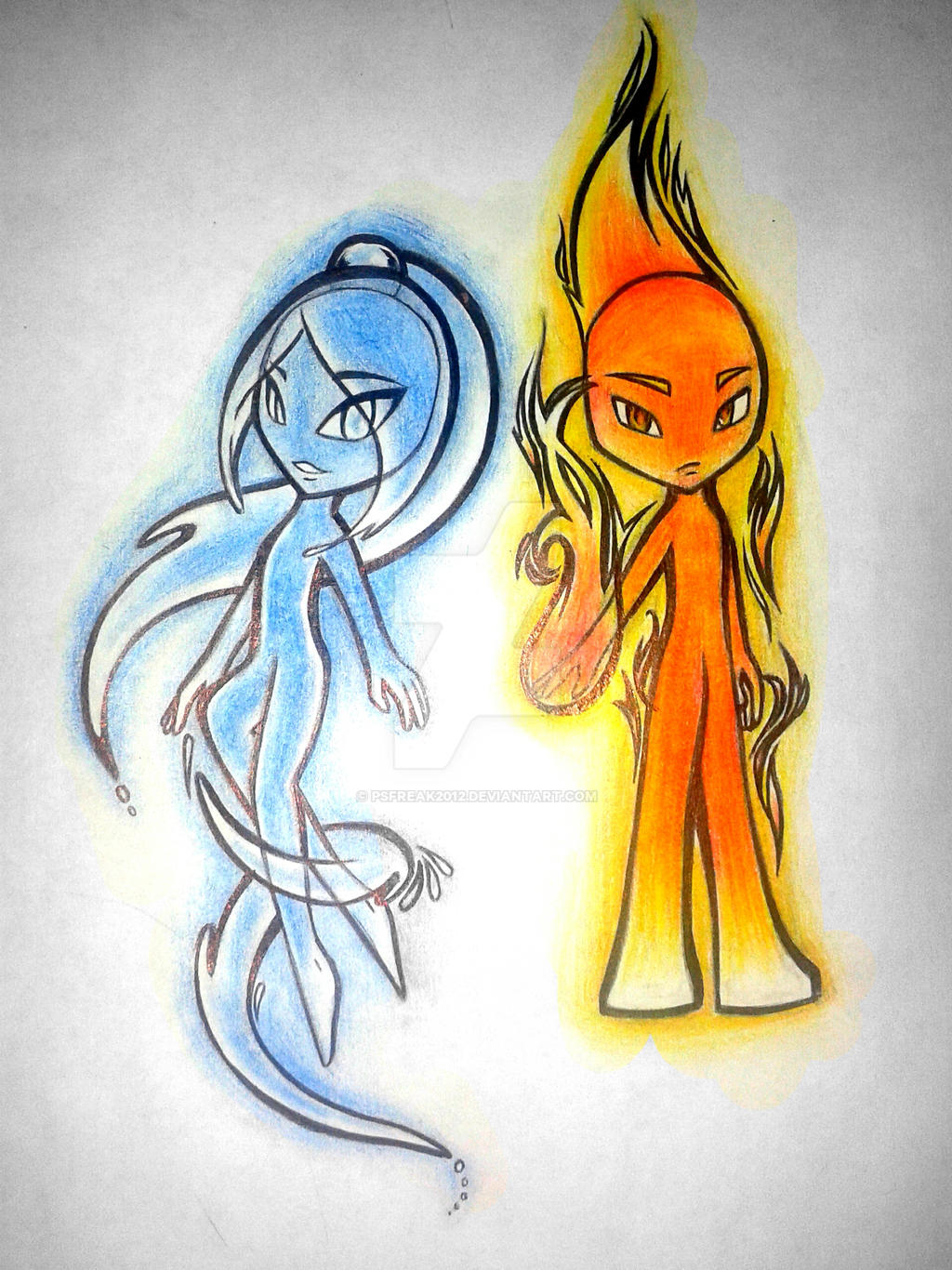 Fireboy and Watergirl by zzAuguss on DeviantArt