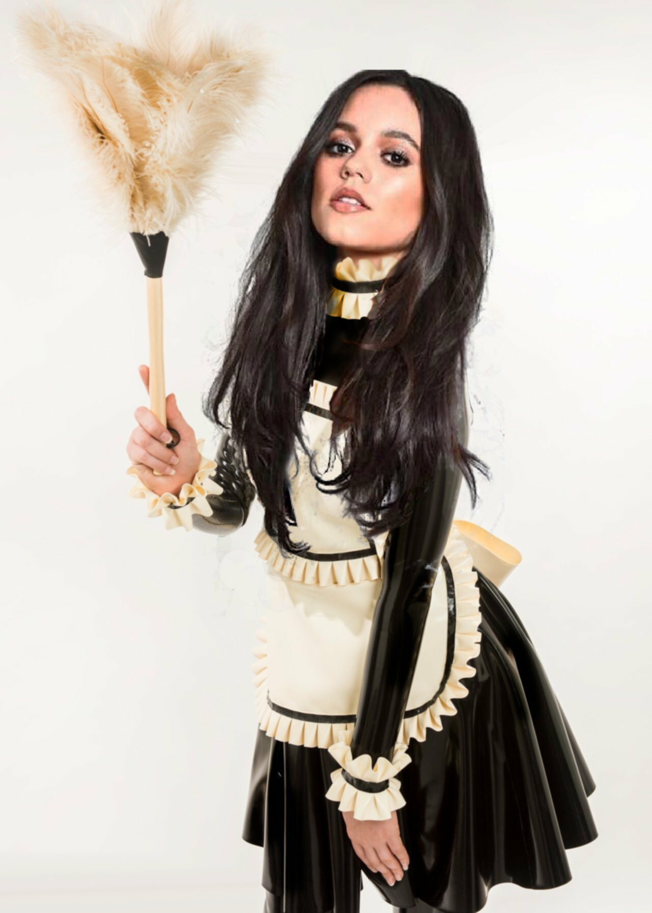 Jenna Ortega Latex Maid By Pibraclab On DeviantArt jenna-ortega-latex-maid-by-pibraclab-on-deviantart