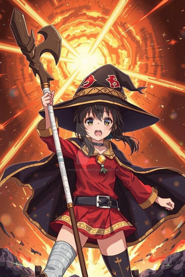 Megumin Power Rising megumin by salmoncoconut on DeviantArt