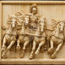 Roman chariot in elephant ivory Test