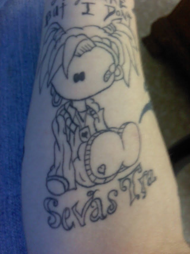 Otep Shamaya Drawing Sevas Tra Tattoo