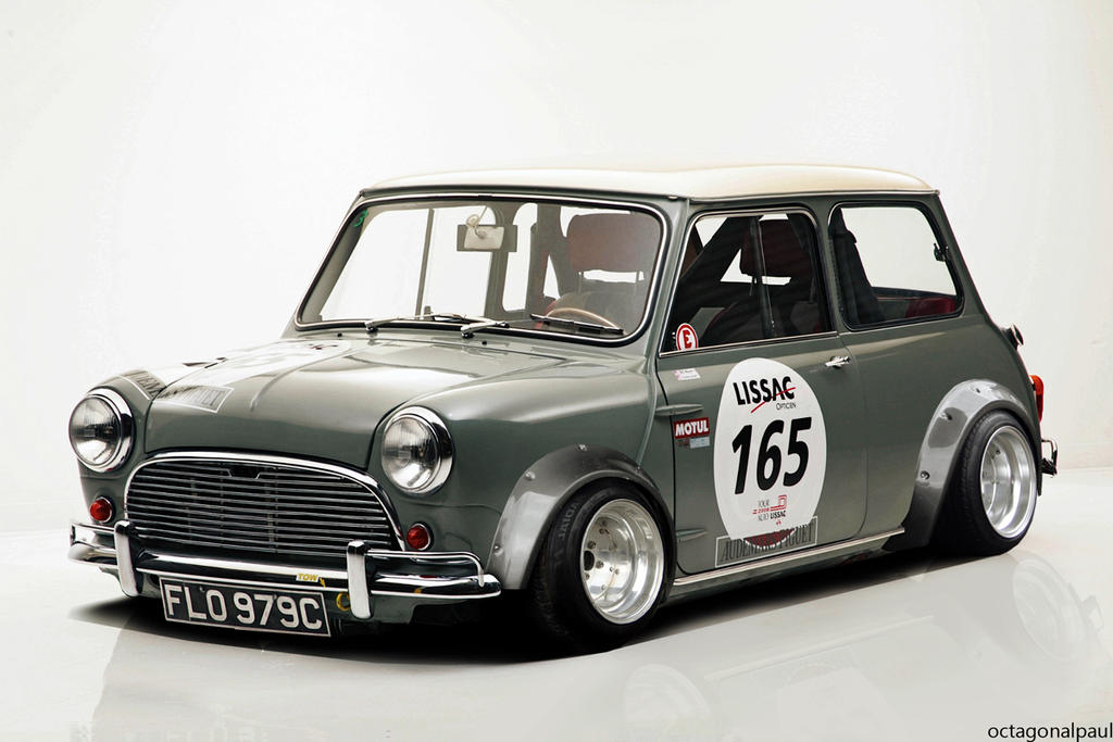 Classic Austin Mini lowered racer by octagonalpaul on DeviantArt